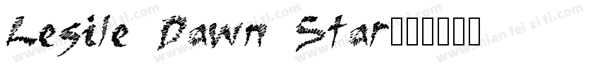 Lesile Dawn Star字体转换